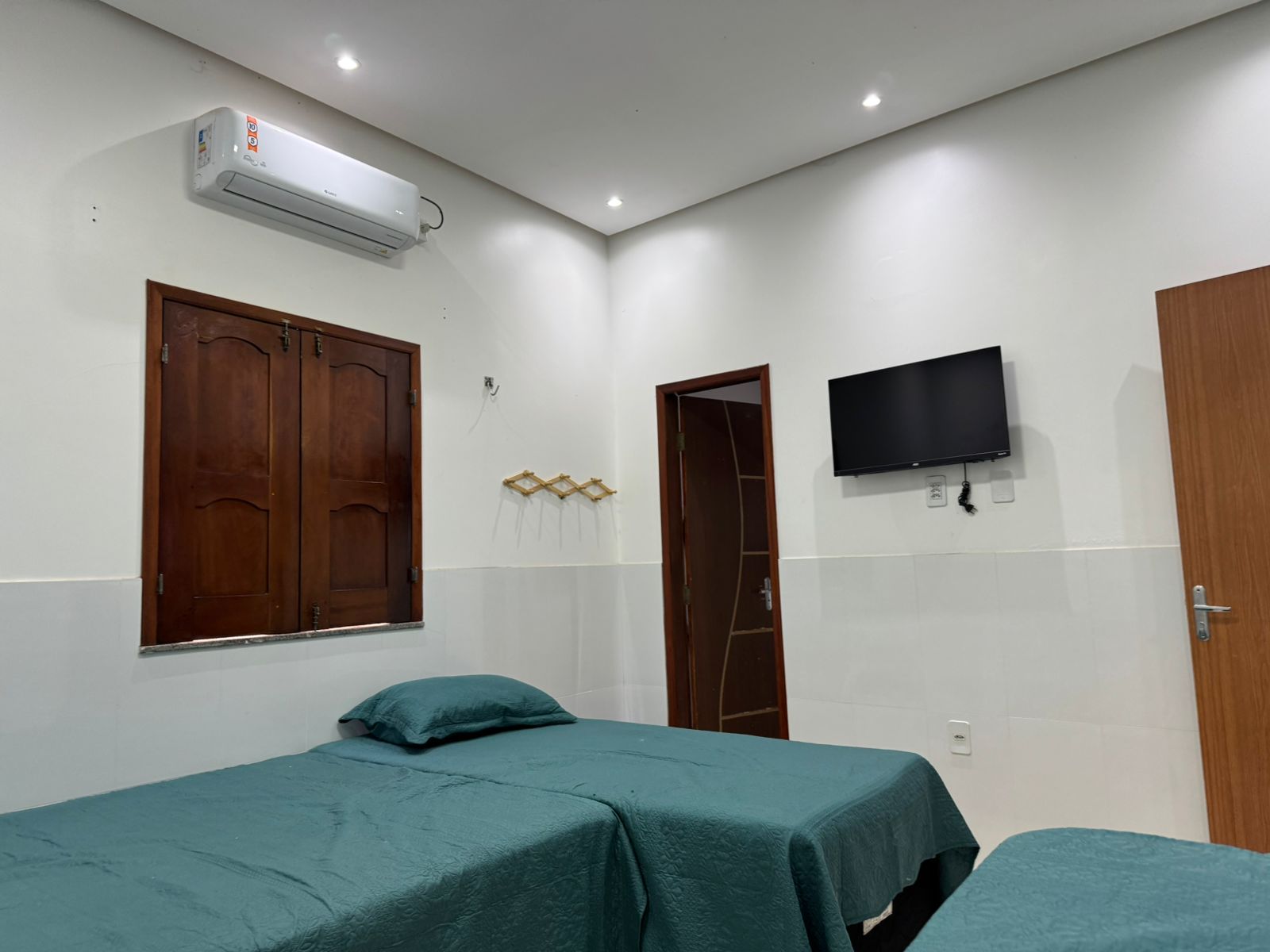 Quarto climatizado do Entre Dunas Chalé