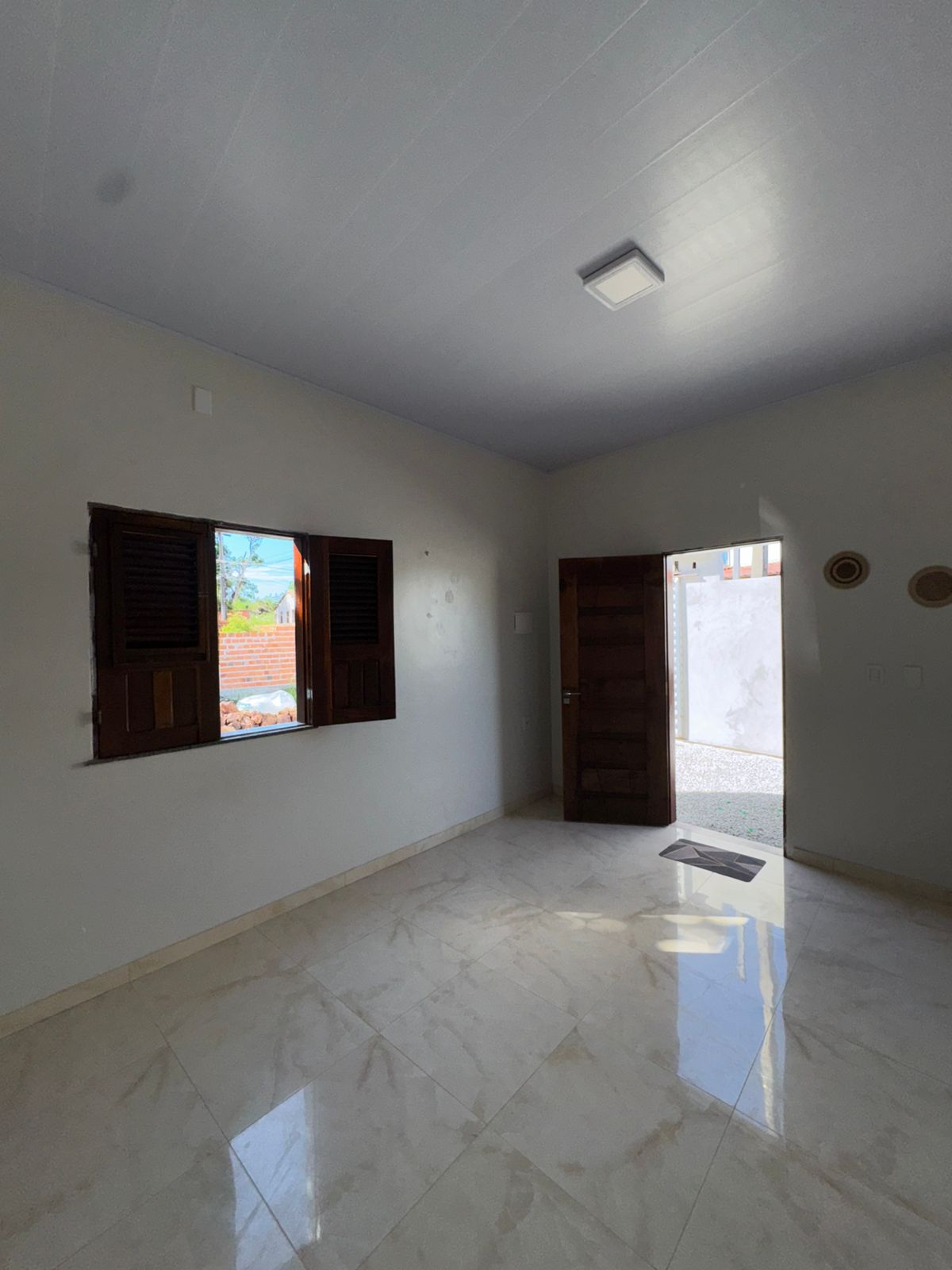 Sala principal do Entre Dunas Chalé